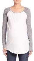 Thumbnail for your product : Monrow Maternity Long Sleeve Tee