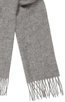 Thumbnail for your product : Saint Laurent Wool Fringe-Trimmed Scarf w/ Tags