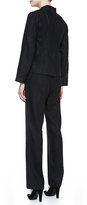 Thumbnail for your product : Eileen Fisher Long-Sleeve Linen Jacket, Black