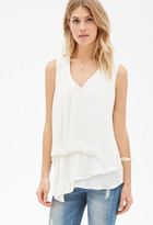 Thumbnail for your product : Forever 21 contemporary pintucked woven top