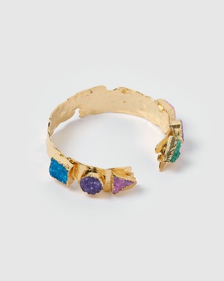 Miz Casa and Co Women's Bracelets - Jauhara Gem Stone Cuff