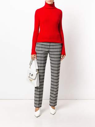 Victoria Beckham plaid tailored trousers