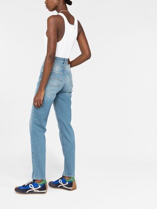 Emporio Armani High-Rise Slim-Fit Jeans
