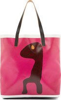 Thumbnail for your product : Marni Pink PVC Bright Favaro Tote Bag