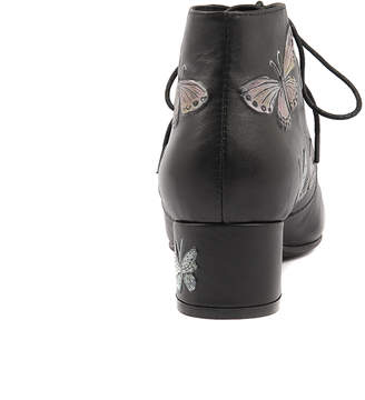 Django & Juliette Jumeos Black-butterfly Boots Womens Shoes Casual Ankle Boots