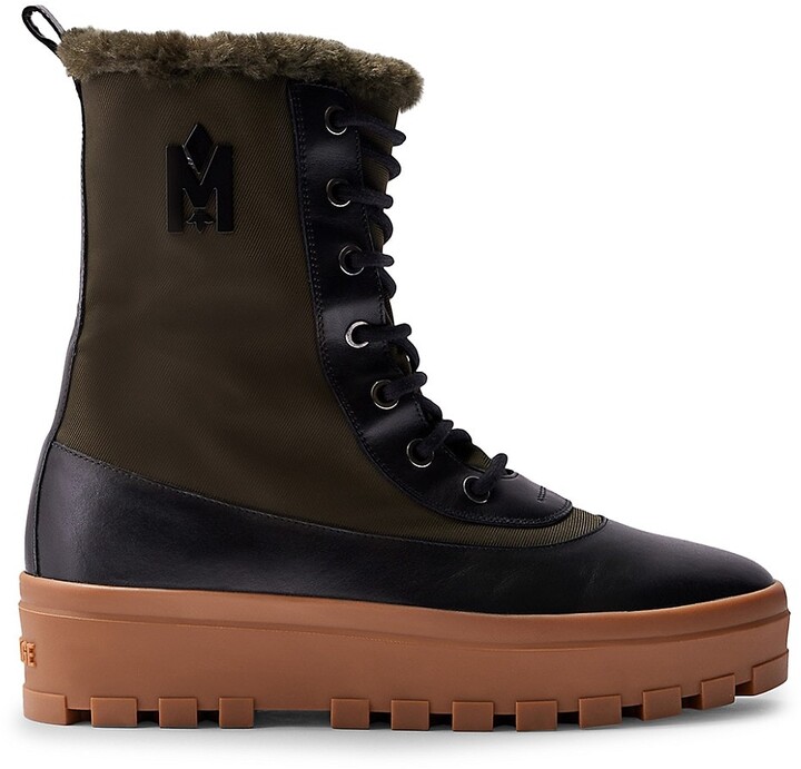 Mackage Shearling-Lined Lug-Sole Boots - ShopStyle