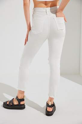 BDG Twig High-Rise Ripped Skinny Jean - White