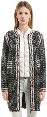 Moncler Gamme Rouge Tweed Coat & Nylon Down Jacket