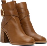 Thumbnail for your product : See by Chloe Tan Lyna Ankle Boots
