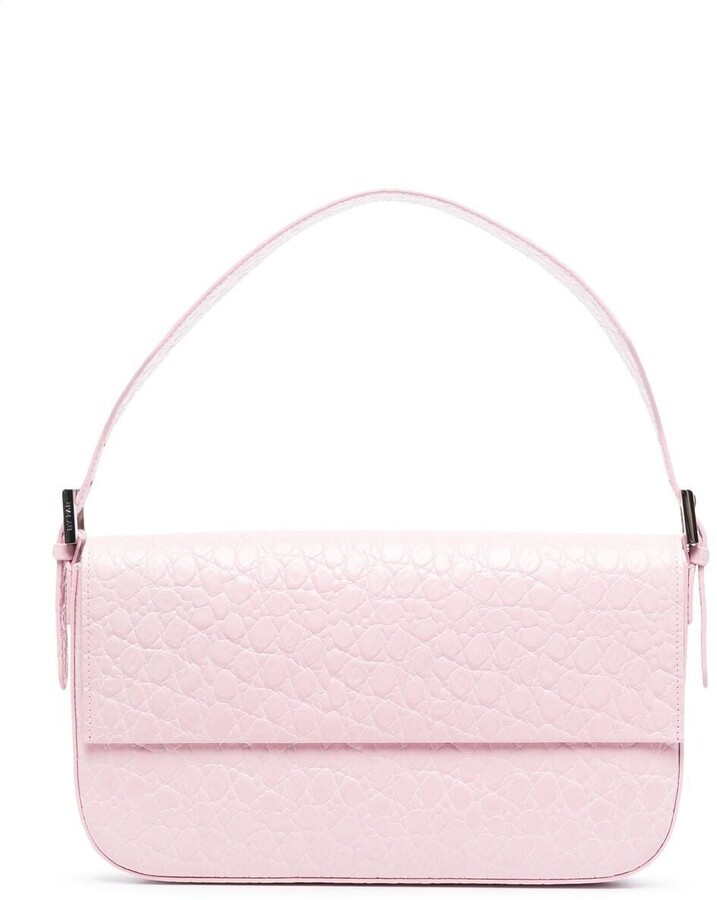 pink croc bag