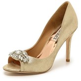 Thumbnail for your product : Badgley Mischka Lavender Peep Toe Pumps