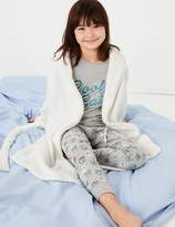 Thumbnail for your product : Marks and Spencer Cotton Towelling Bath Robe Gown (1-16 Years)
