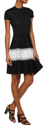 Line Rejina Stretch Jacquard-Knit Mini Dress
