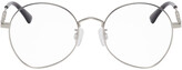 Thumbnail for your product : McQ Silver Round Metal Glasses