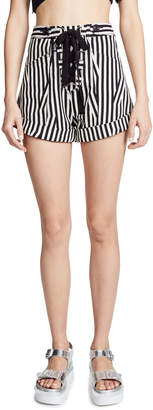 Self-Portrait Stripe Shorts