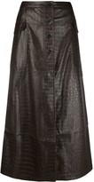 Thumbnail for your product : Soulland Cilla buttoned up skirt