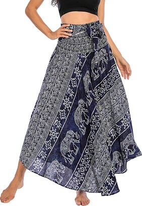 maxi boho skirt