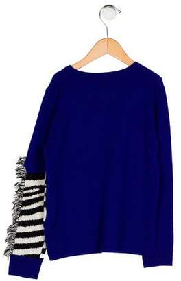 Autumn Cashmere Girls' Intarsia Knit Sweater w/ Tags