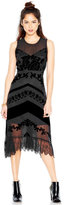 Thumbnail for your product : Made Fashion Week for Impulse Sleeveless Velvet-Print Midi Dress
