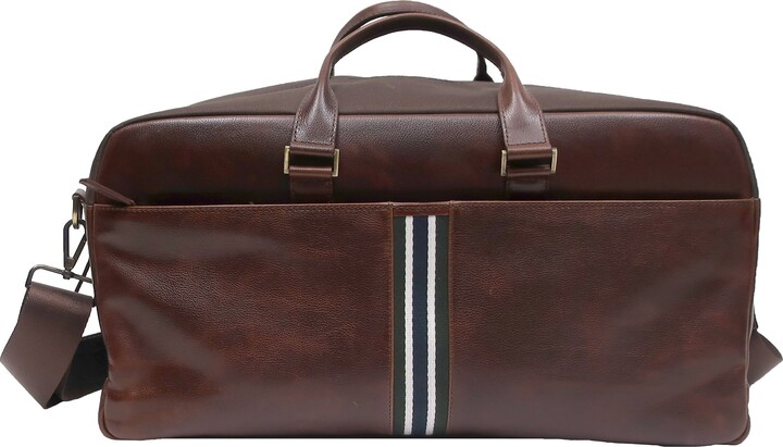 Boconi Leather Dome Duffle Bag - ShopStyle Travel Duffels & Totes