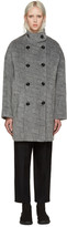 Thumbnail for your product : Kenzo Grey NY Stripes Coat