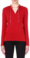 Thumbnail for your product : MICHAEL Michael Kors Chain-detail stretch-crepe top