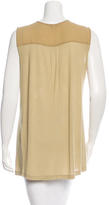 Thumbnail for your product : Halston Pleated Sleeveless Top