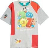 Thumbnail for your product : Disney Unisex Upcycled Mickey & Friends 2007 Patchwork Graphic Tee