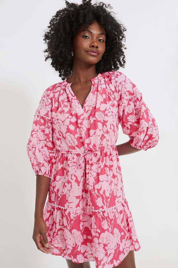 Hyacinth House Pink Floral Matilda Mini Dress - ShopStyle