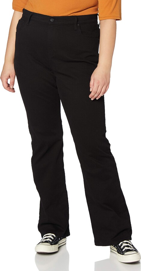 Levi's Women's Plus Size 725 High Rise Bootcut Jeans Black Sheep (Black) 22  Regular - ShopStyle