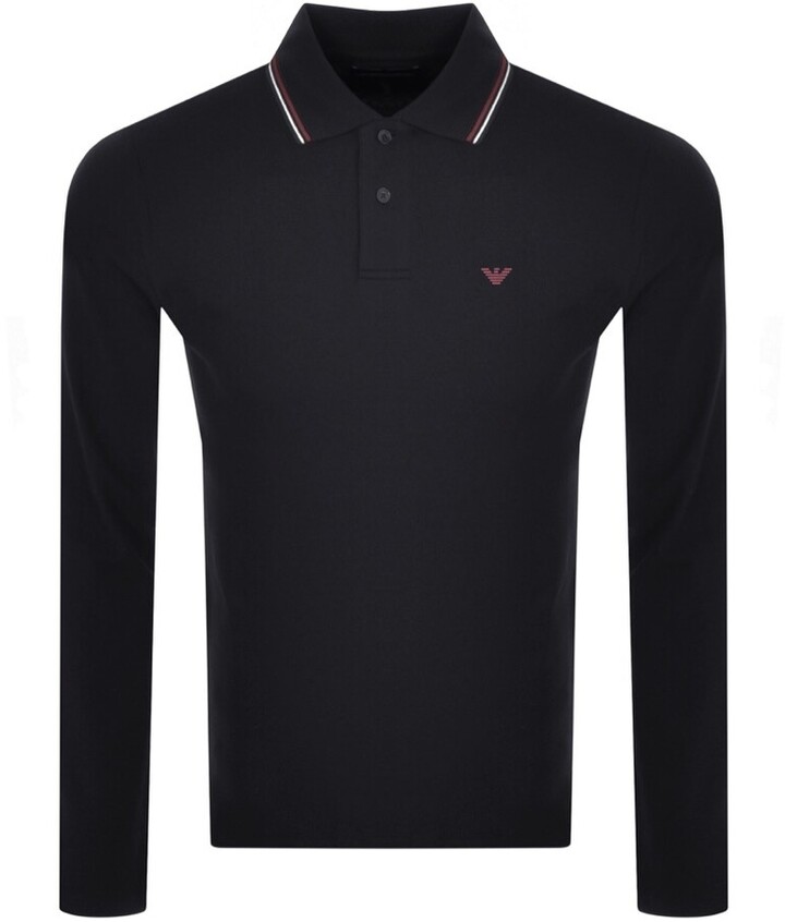 men's long sleeved armani top