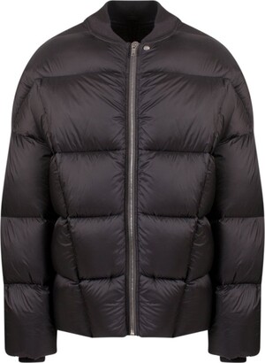 Rick Owens Down Zip-Up Puffer Jacket - ShopStyle