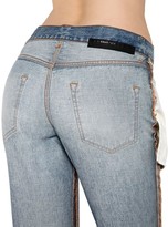 Thumbnail for your product : Unravel Inside Out Reversible Cotton Denim Jeans