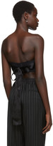 Thumbnail for your product : Kiki de Montparnasse Black Tuxedo Corset