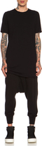 Thumbnail for your product : Rick Owens Level Cotton Tee in Dark Dust