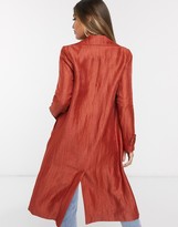 Thumbnail for your product : Helene Berman trench in red