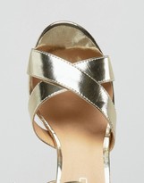 Thumbnail for your product : boohoo Tie Up Block Heeled Sandal