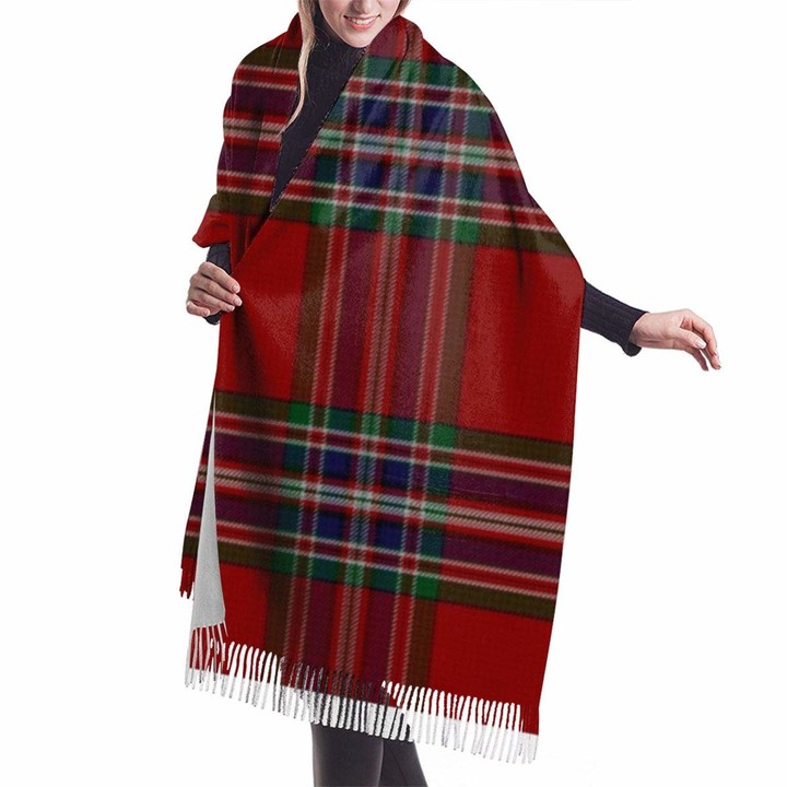 tartan shawl wrap