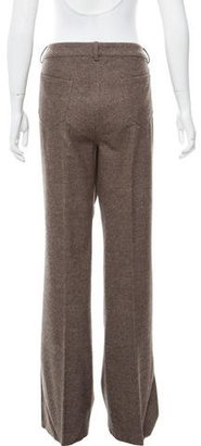 John Galliano Mid-Rise Wool Pants