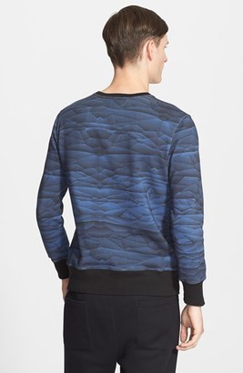 Helmut Lang Fractured Knit Crewneck Sweatshirt