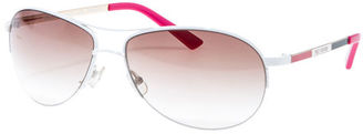 Juicy Couture Last Resort The Sunglasses in White Frame