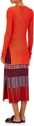 Proenza Schouler Women's Open-Stitched Long-Sleeve Top