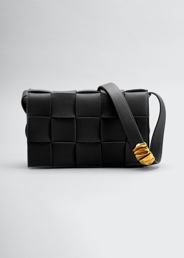 Bottega Cassette Woven Leather Crossbody Bag ShopStyle