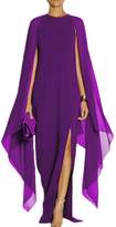 Thumbnail for your product : Suvotimo Women Hot Elegant High Neck Batwing Sleeve Slit Asymmetric Chiffon Party Maxi Dress XL
