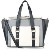 Thumbnail for your product : New Look Black Colour Block Winged Tote Bag