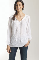 Thumbnail for your product : J. Jill Embroidered peasant blouse