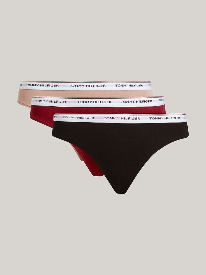 Tommy Hilfiger womens Underwear Basics Cotton Panties 6 Pack Hipster Panties  - ShopStyle