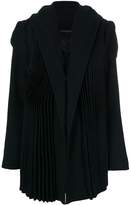 Thumbnail for your product : Yohji Yamamoto tailored pleated coat