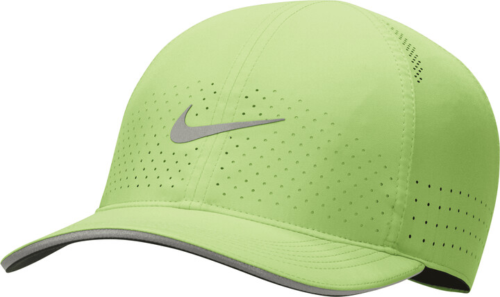 Nike Unisex Dri-FIT Aerobill Featherlight Perforated Running Cap in Green -  ShopStyle Hats