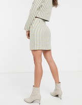 Thumbnail for your product : ASOS DESIGN pop boucle suit mini skirt